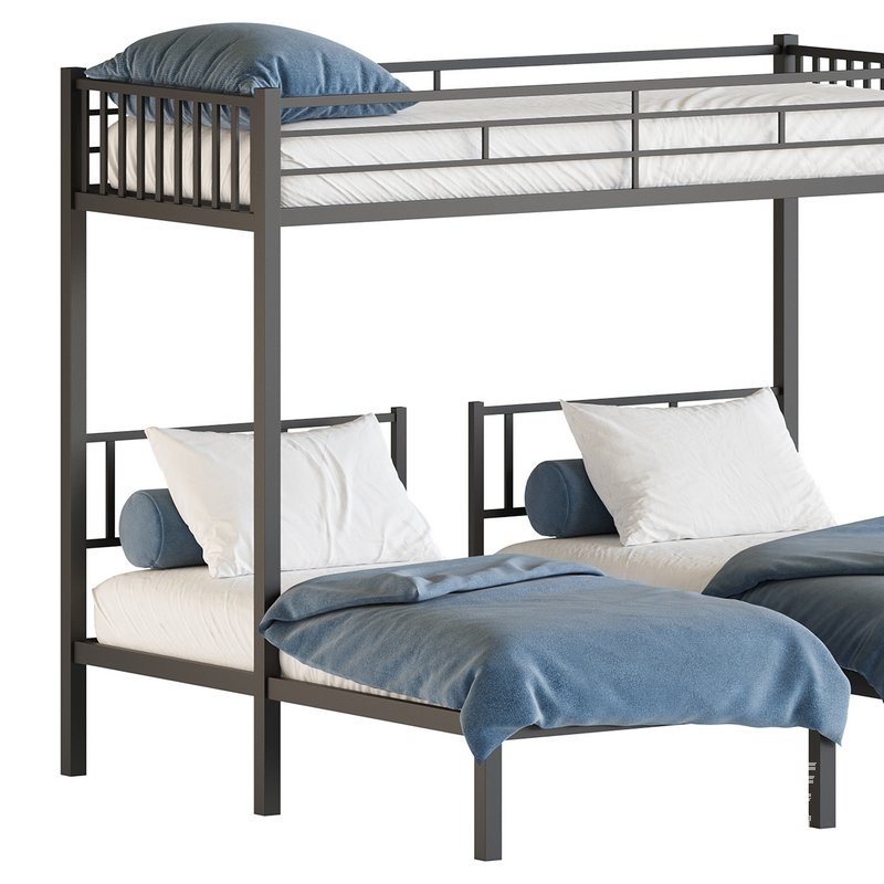 Metal Triple Bunk Beds - Image 5
