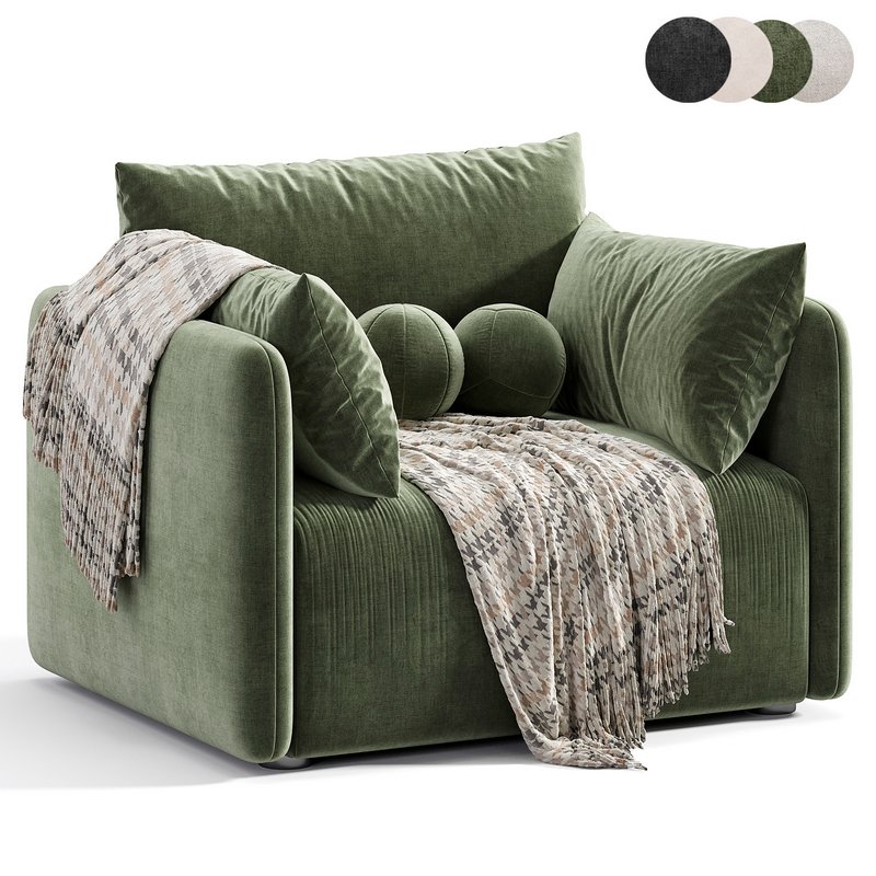 Offset armchair - Image 2