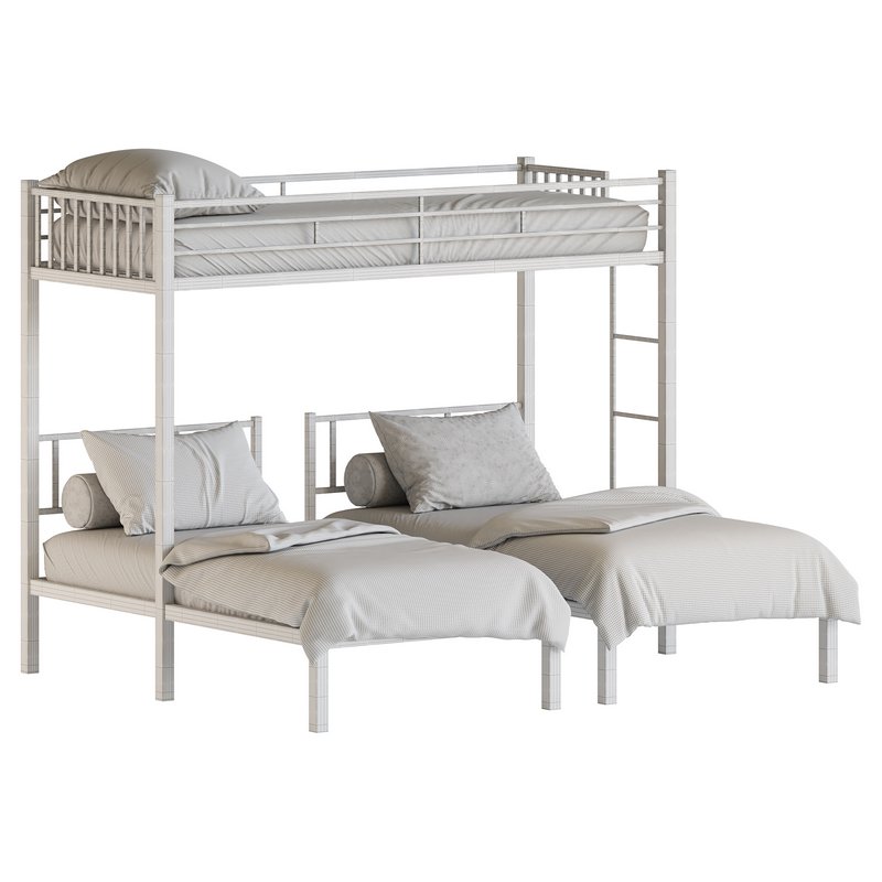 Metal Triple Bunk Beds - Image 24