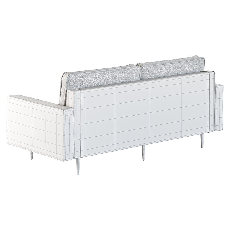 Velvet Fabric Sofa Couch - Image 23