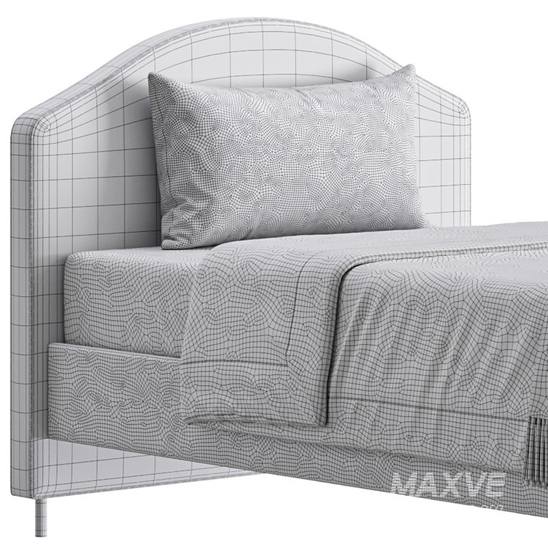 Upholstered bed frame - Image 25