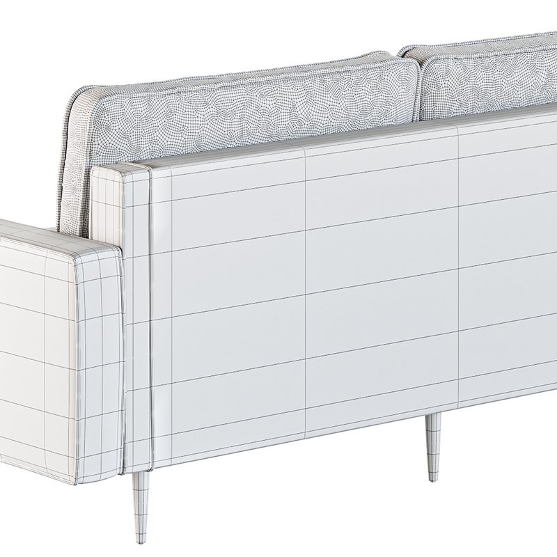 Velvet Fabric Sofa Couch - Image 25