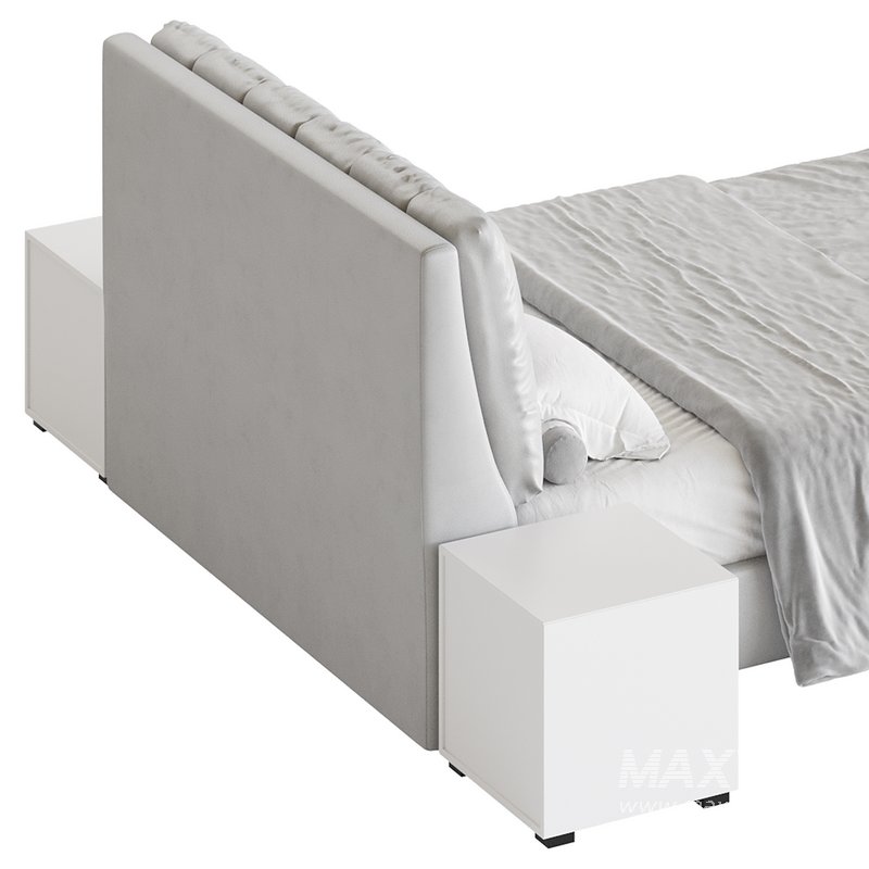 White Modern Twin Bed - Image 25