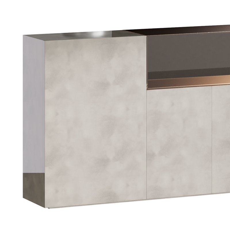 36e8 Glass Sideboard 07 - Image 4