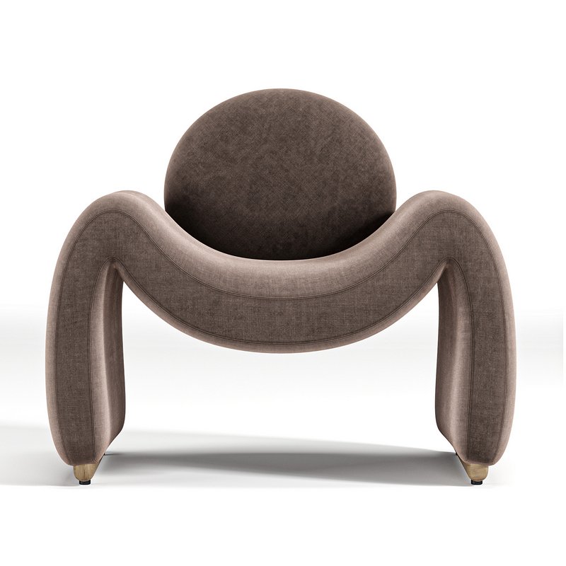 Rocio Chair Knoll Sand By Highfashionhome - Image 3