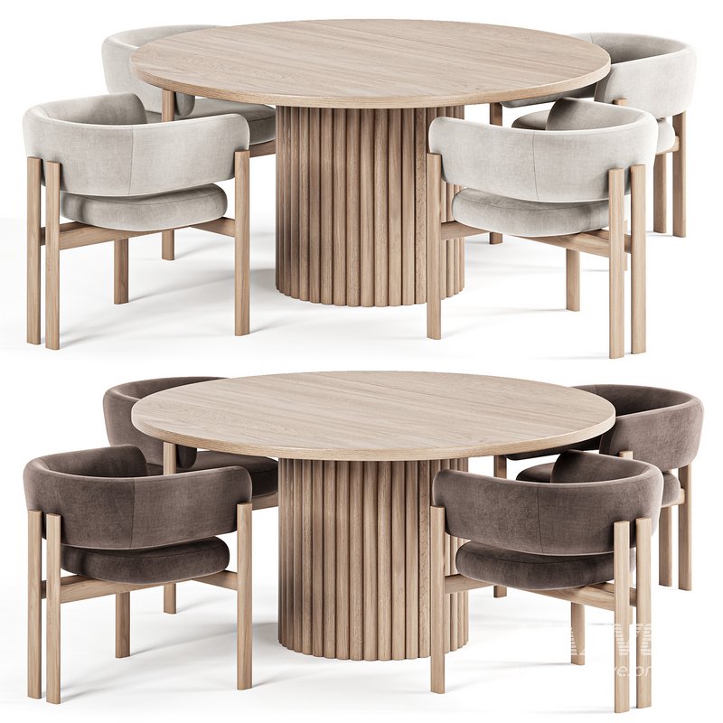 Bakergo Dining Table- Bay Chair - Image 2