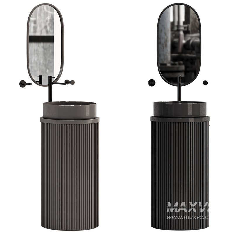 Guest bathroom with antique style elements - Image 3