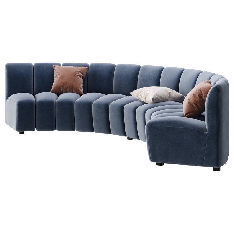 Lando modular curved seat - Image 3