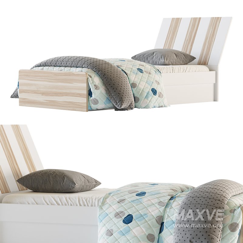 Bed Tomy Niki Lucas Oak A11 - Image 1