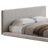 Cesar Suede Fabric Contemporary Minimalist Bed - Thumbnail 3