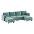 Sectional Sofa Convertible Sofa Bed - Thumbnail 2