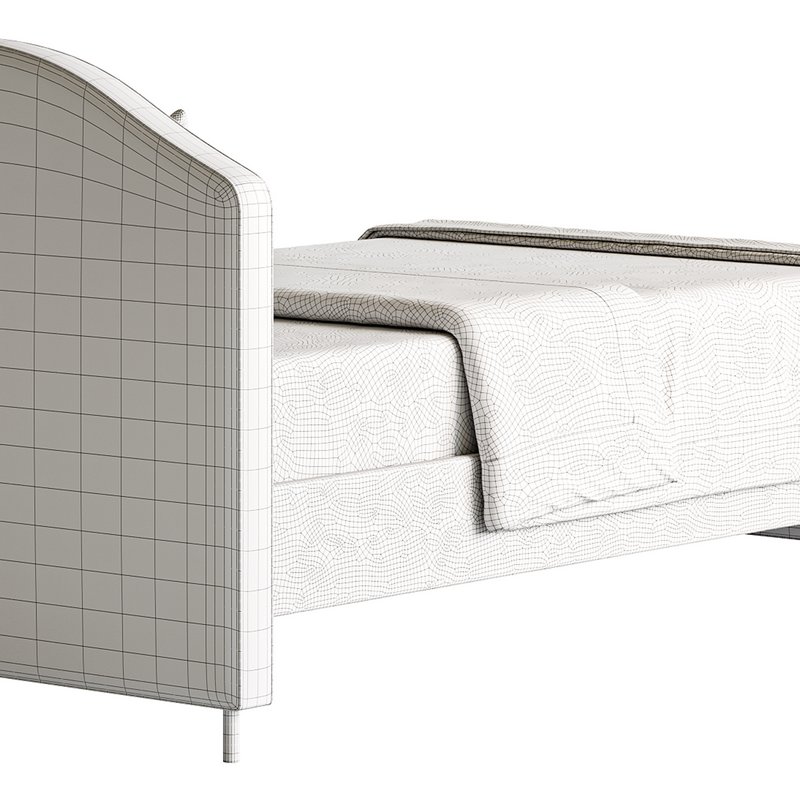 Upholstered bed frame - Image 27