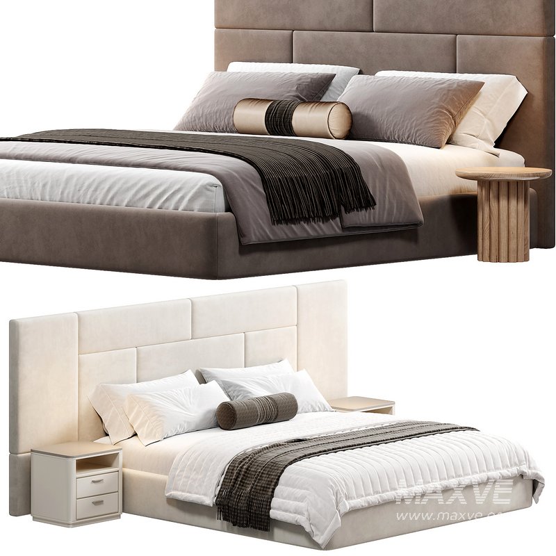 Beckham Bed, Abbington Charred Brown By Highfashionhome - Image 2