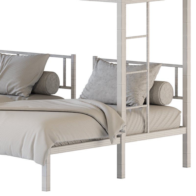 Metal Triple Bunk Beds - Image 27