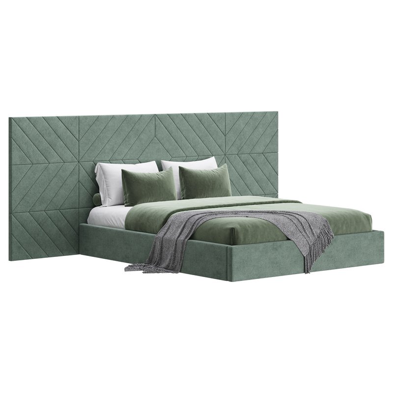 Colorado BED with wide headboard I - Image 1