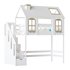 Childrens bed loft house Asnen - Thumbnail 1