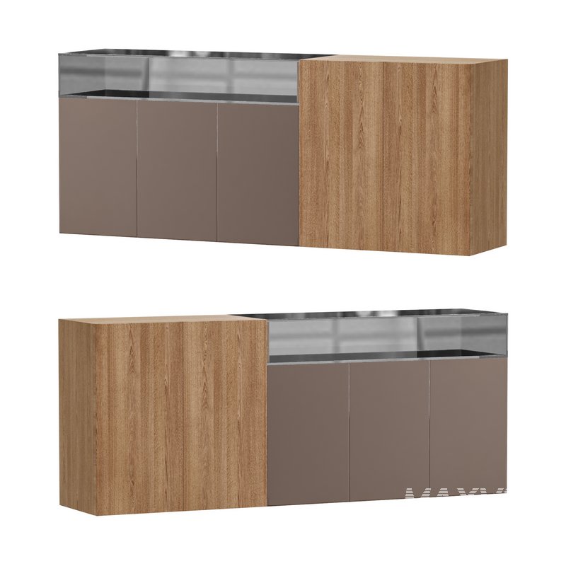 36e8 Glass Sideboard - Image 5