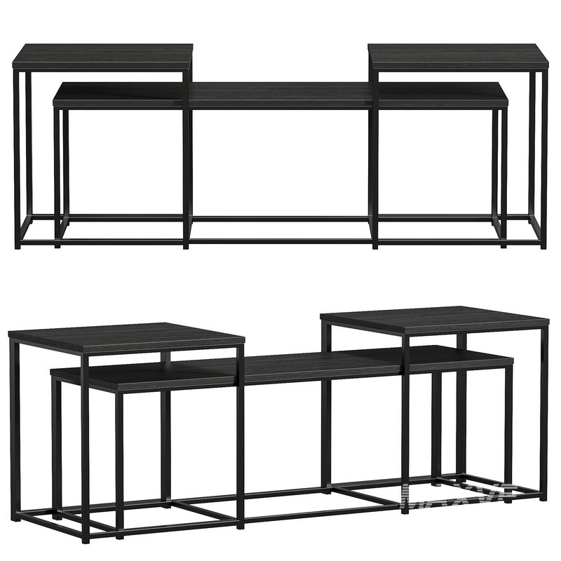 Yarlow Table Set Of 3 By Furnitureden - Image 2