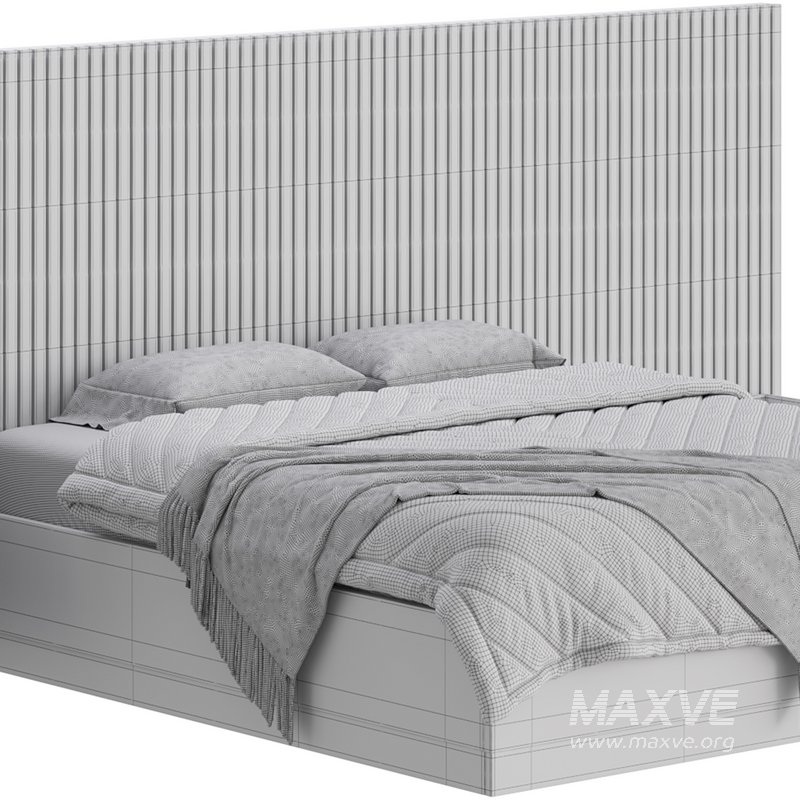 Batten White Oak King Plinth-Base Storage bed - Image 30