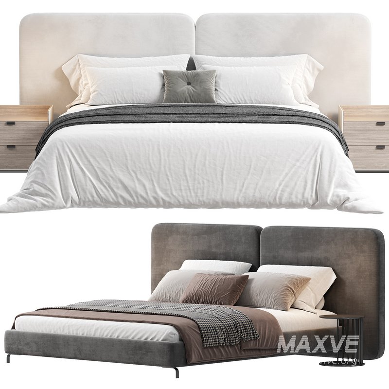 Tatlin Cover Bed by Rodolfo Dordoni - Image 3