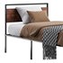 Topeakmart Rustic Metal Bed - Thumbnail 3