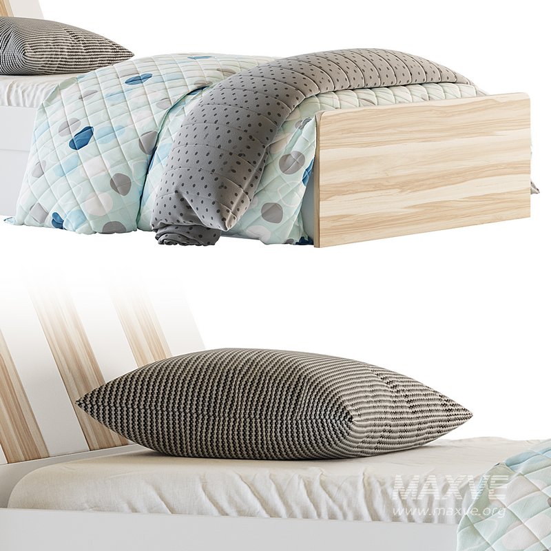 Bed Tomy Niki Lucas Oak A11 - Image 2