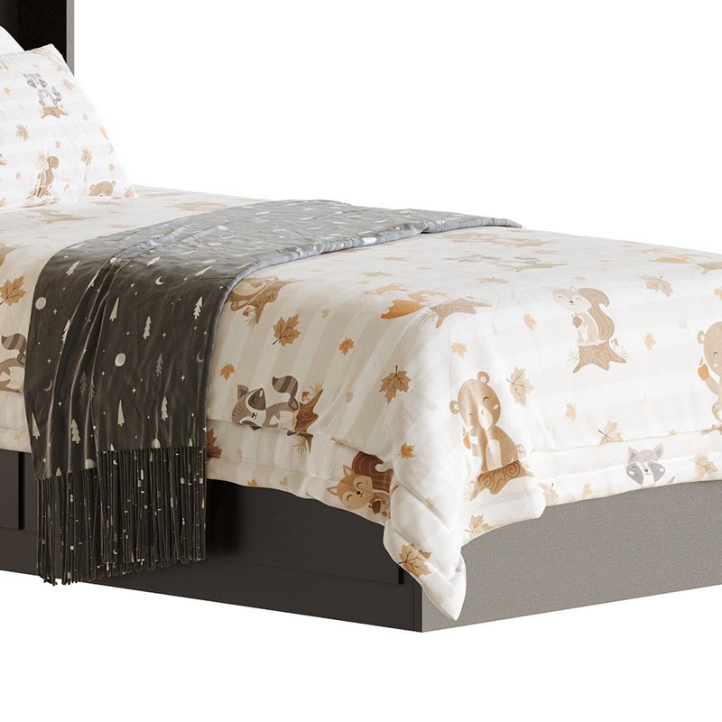 Mainstays Mates Storage Bed with Bookcase Headboard - Image 2