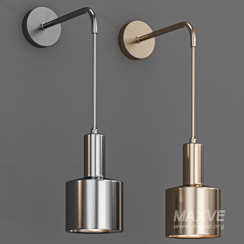 Colgando Gold Tone Wall Lamp - Image 4