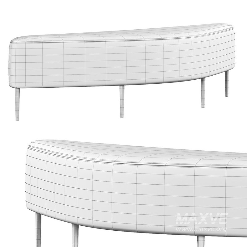 Bianca Bench By Burkedecor - Image 1