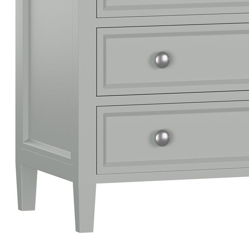 Harbor Grey 5-Drawer Chest - Image 3