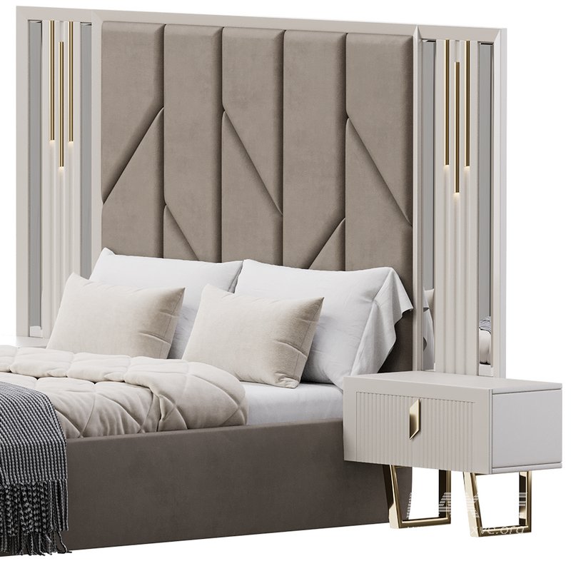 SHIMMY BEDROOM SET bed - Image 3