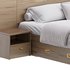 Brown Wooden Panel Bed - Thumbnail 6