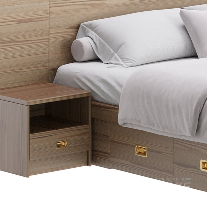 Brown Wooden Panel Bed - Image 6