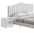 Soild Wood Bed with Camelback Panel Headboard - Thumbnail 4