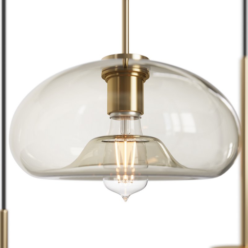 Modern Glass Pendant Light - Image 3