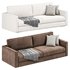 Magnum 3 Seater Fabric Sofa By Flexform - Thumbnail 1