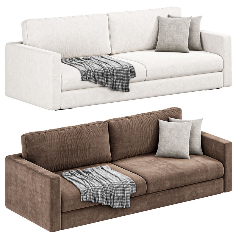 Magnum 3 Seater Fabric Sofa By Flexform - Image 1