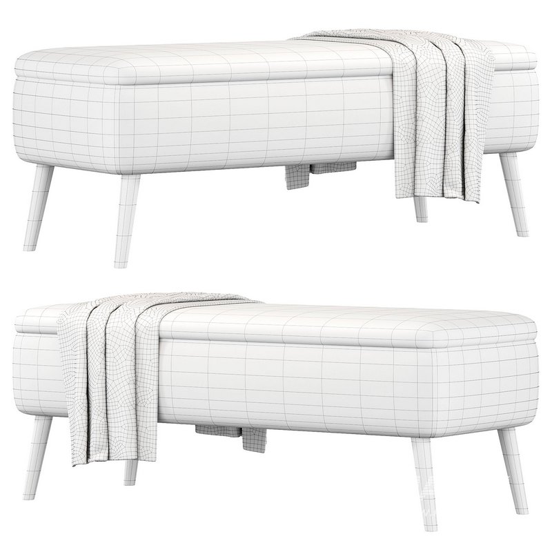 Wylie Bench By Divan - Image 3