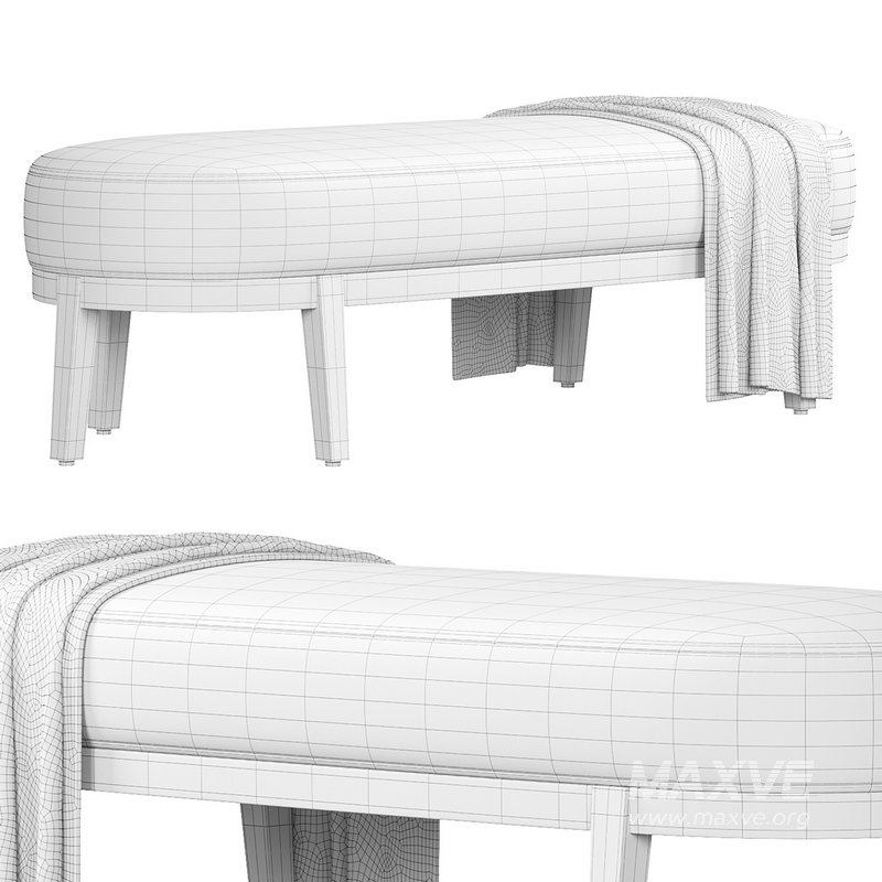 Jarrett Bench By eichholtz - Image 3