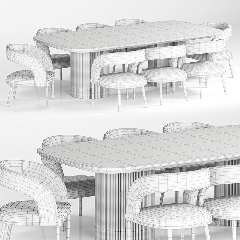 Northfield Dining Table By Cazarina - Image 3