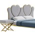 Glam Upholstered Headboard Bed - Thumbnail 4