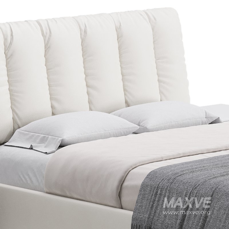 White Modern Twin Bed - Image 3