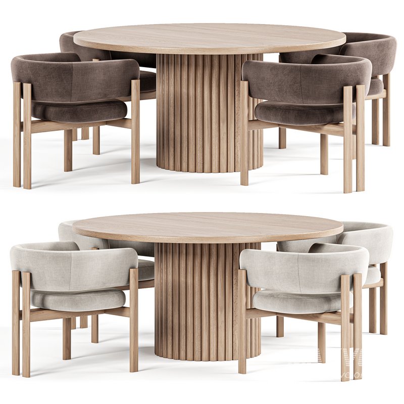 Bakergo Dining Table- Bay Chair - Image 3