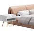 Brown Genuine Leather Bed - Thumbnail 7