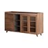 Asian Brown Wood Sideboard - Thumbnail 4