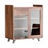 Asian Brown Wood Sideboard - Thumbnail 2