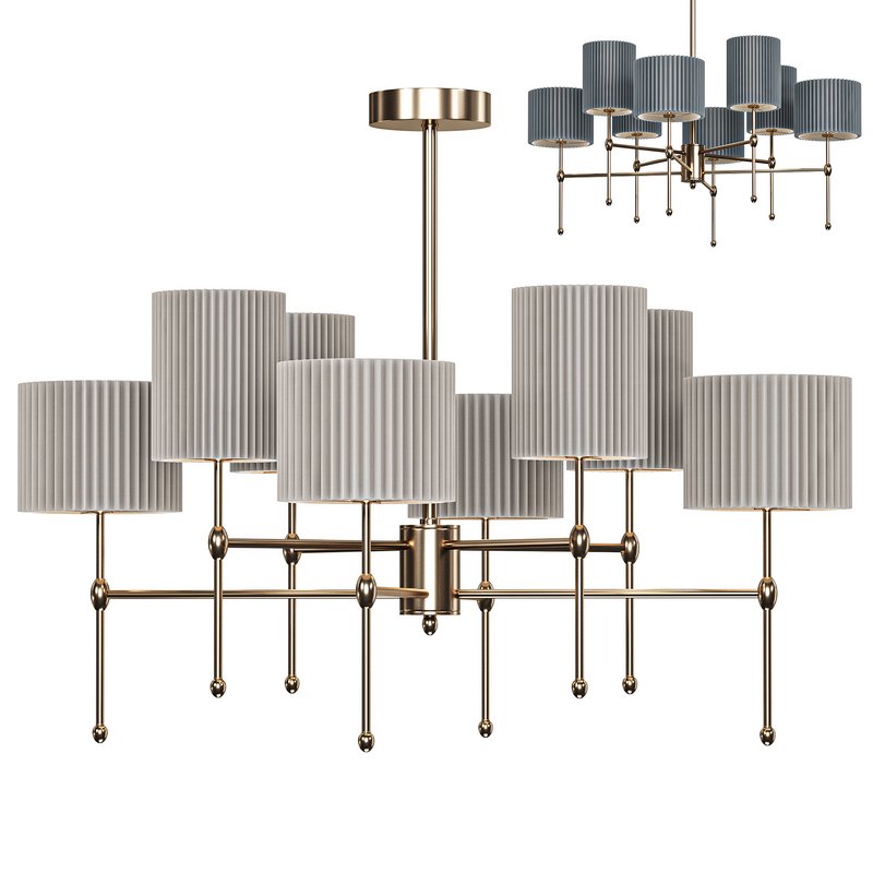 Ceiling lamp fabric lampshades - Image 4