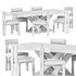 Milanese Luxury Dining Room Table- Hygiea Chair - Thumbnail 4