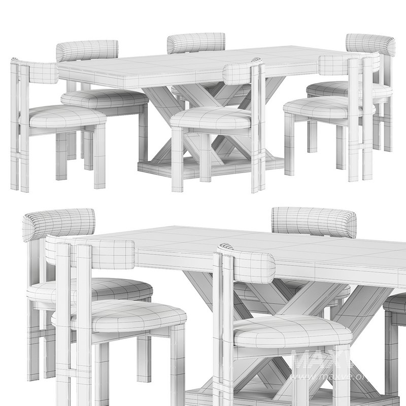 Milanese Luxury Dining Room Table- Hygiea Chair - Image 4