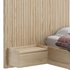 Batten White Oak King Plinth-Base Storage bed - Thumbnail 3